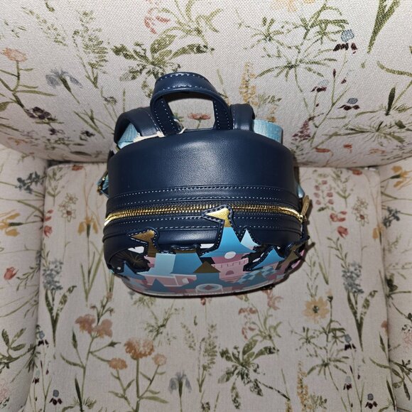 Exclusive Disneyland Paris Sleeping Beauty Castle Loungefly Backpack - Picture 6 of 7